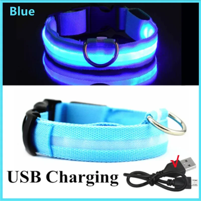 🔦✨ LED Safety Glow Collar for Dogs & Cats (USB Rechargeable)