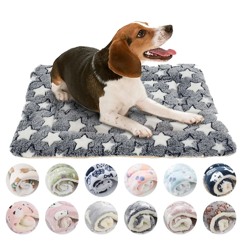 ✨ Luxe Flannel Pet Comfort Mat – Ultra-Soft Cushion for Dogs & Cats