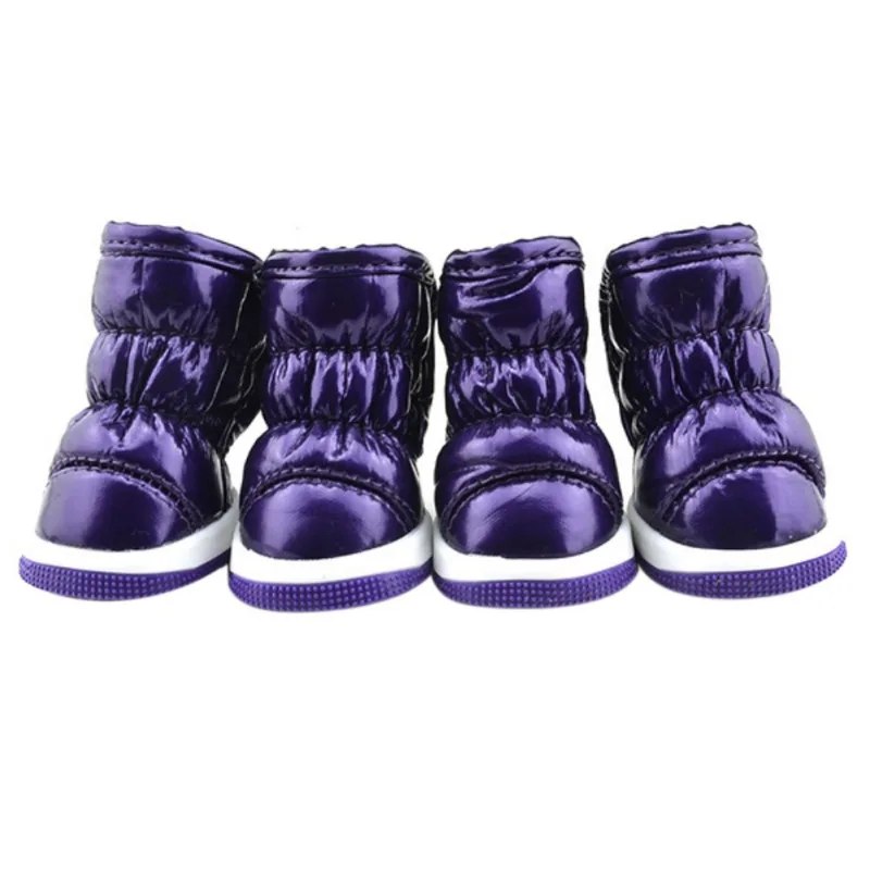 ❄️🐾 Cozy Waterproof Winter Boots for Dogs (Set of 4)
