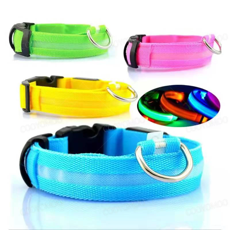 🔦✨ LED Safety Glow Collar for Dogs & Cats (USB Rechargeable)