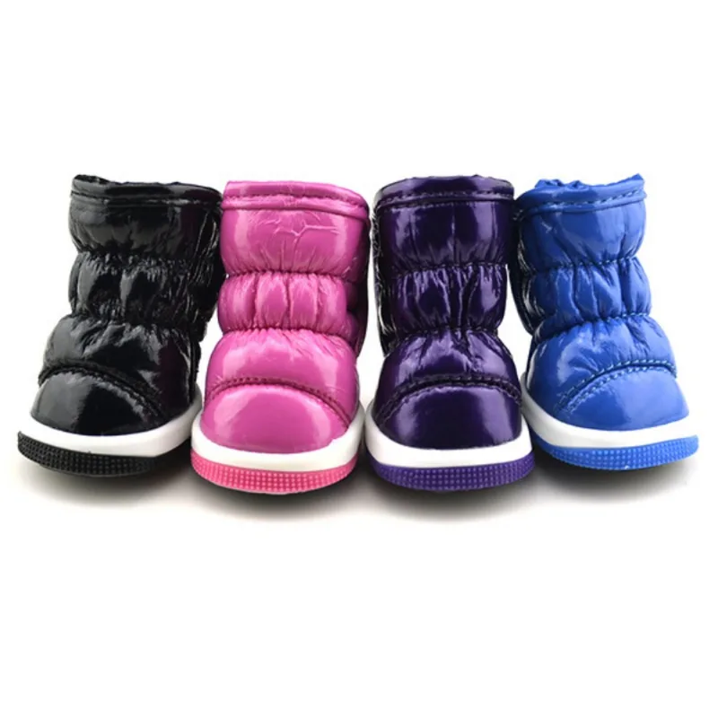 ❄️🐾 Cozy Waterproof Winter Boots for Dogs (Set of 4)