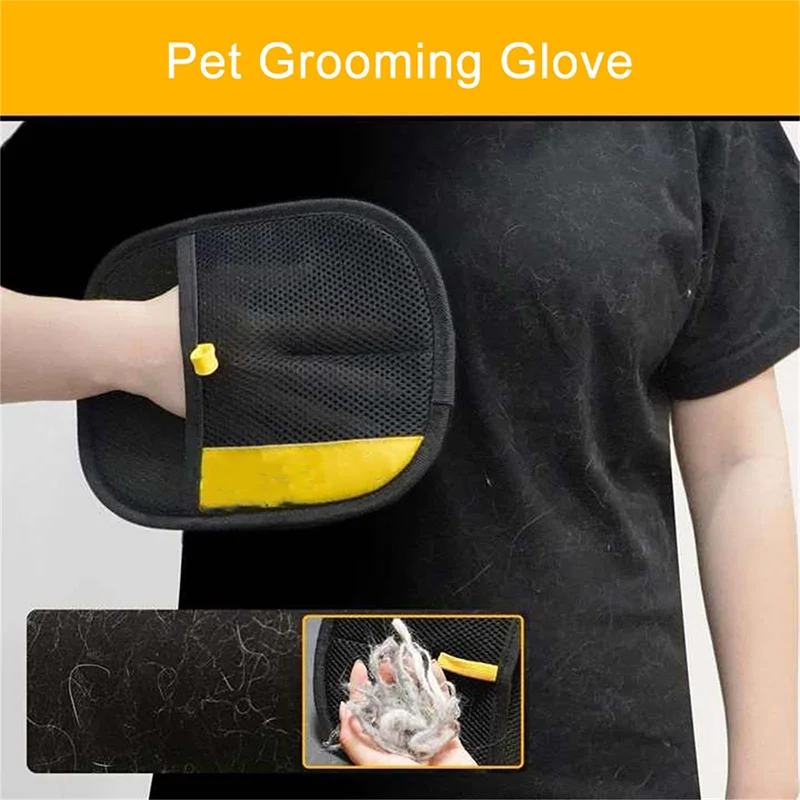 🐾 Pet Hair Removal & Cleaning Glove – Double-Sided Reusable Fur Collector