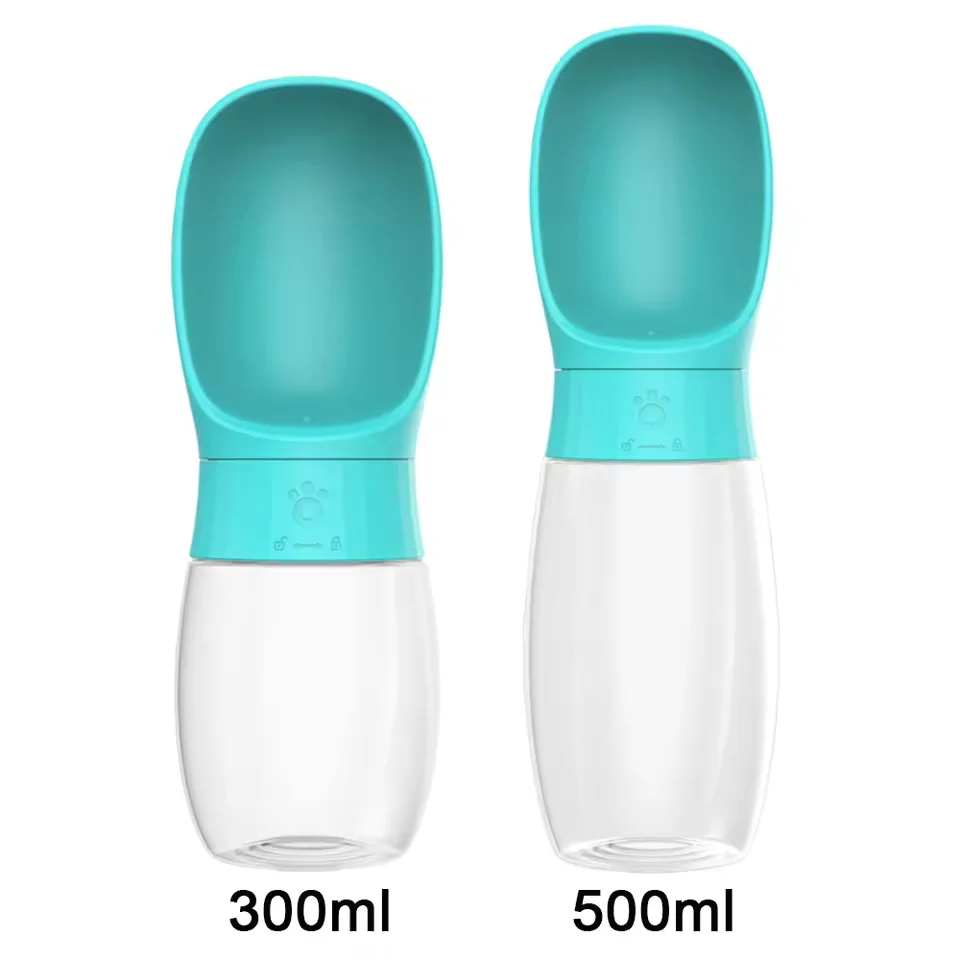 🐾 Portable Pet Water Bottle – Leak-Proof Travel Hydration for Dogs & Cats (300ml/500ml)
