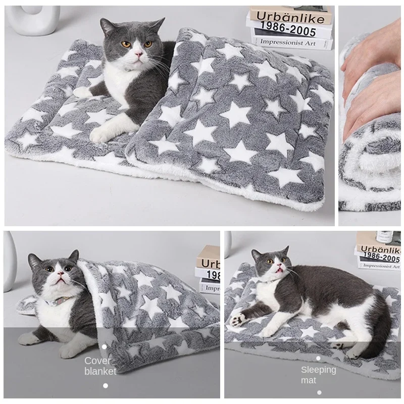 ✨ Luxe Flannel Pet Comfort Mat – Ultra-Soft Cushion for Dogs & Cats