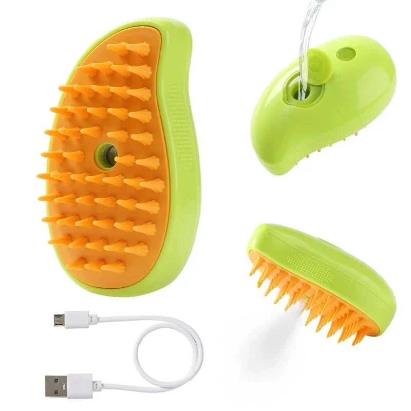 3-in-1 Steam Pet Grooming Brush ✨ for Dogs & Cats