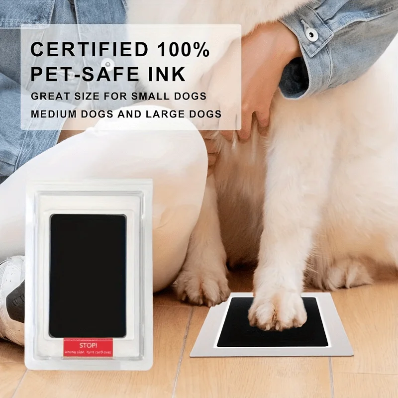 Pet Pawprint Keepsake Pad – Hold Their Paw Forever🐾