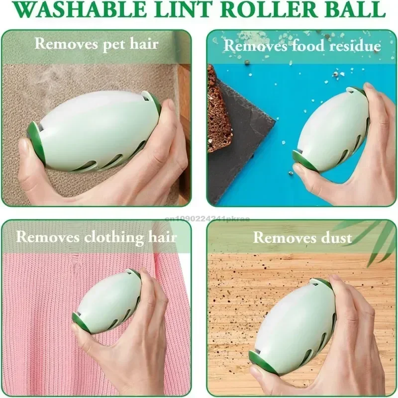 🐶🐱 Reusable Pet Hair Remover Roller – Quick & Washable Fur Cleaner